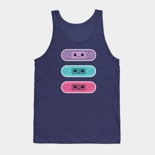 Kawaii Pastel Plasters Tank Top